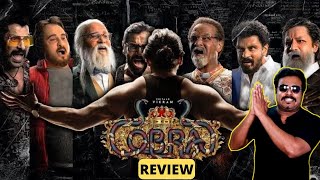 Cobra Movie Review by Filmi craft Arun  Vikram  Srinidhi Shetty Irfan Pathan R Ajay Gnanamuthu [upl. by Dennett]