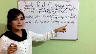 present perfect continuous tense in urdu\Hindi with exampleEnglish Grammar [upl. by Bekaj]