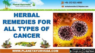 Herbal Remedies for All Types of Cancer  Natural Treatment [upl. by Fiertz]