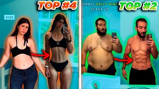 😱TOP 8🔝 Transformaciones Físicas mas INCREÍBLES de GYM [upl. by Inavihs]