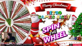 RETRO GAME NIGHT SPIN THE WHEEL NES SNESGBGENESIS [upl. by Ashia38]