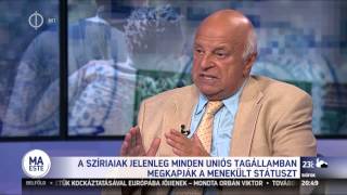 Nógrádi György a migránshelyzetről M1  Ma este  2015 09 02 [upl. by Anikehs299]