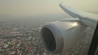 Aeromexico Boeing 7879 Dreamliner landing Mexico City international airport [upl. by Baseler]