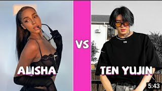 Alisha Kone vs Ten Yujin TikTok Dances Compilation [upl. by Aydne]