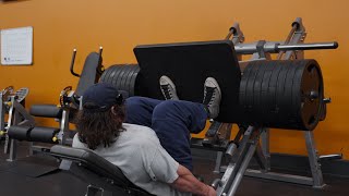 Winter Shredathon Day 14  Legs  Cardio Calories Leg Press [upl. by Furnary402]