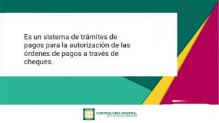 Contraloría RD Sistema SUAI TRE Cheques [upl. by Klusek]