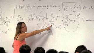 Math 2B Calculus Lecture 26 Representing Functions as Power Series [upl. by Sherri]