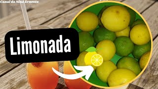 Como fazer uma Limonada ° How to make a lemonade seinscreva sign up activate the bell [upl. by Oneida]