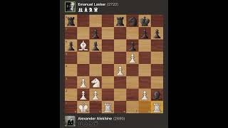 Alexander Alekhine vs Emanuel Lasker  St Petersburg  Russia 1914 [upl. by Etnahsa]