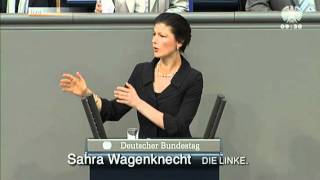 Sahra Wagenknecht DIE LINKE quotOhne einen starken Binnenmarkt gibt es auch kein starkes Handwerkquot [upl. by Samal983]