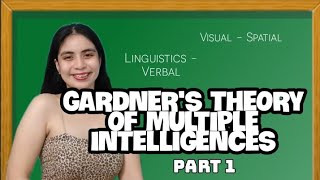 GARDNERS THEORY OF MULTIPLE INTELLIGENCES 2022  Tagalog [upl. by Locklin]