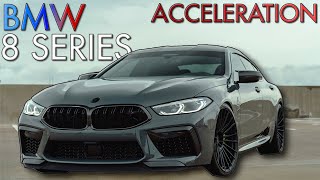 BMW 8 Series Acceleration [upl. by Ahsenac]