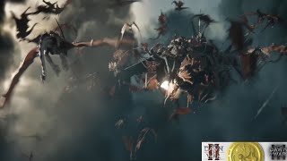 Gargoyles attacking Deathwatch Thunderhawk  Cinematic Video 4K ULTRA HD [upl. by Ronnholm]