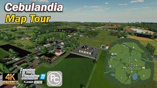 Cebulandia  Map Tour  Farming Simulator 22 [upl. by Nnylrahc]