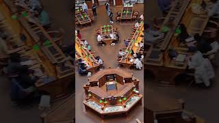 View of La Trobe Reading Room from 6th floor melbourne shorts [upl. by Clippard105]