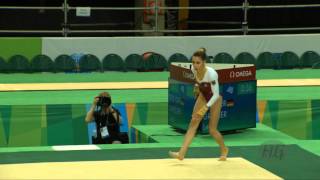 GRIESSER Leah GER  2016 Olympic Test Event Rio BRA  Apparatus Final Floor Exercise [upl. by Sura69]