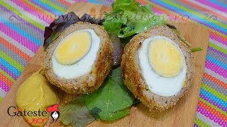 Reteta de Chiftele umplute cu Oua sau Scotch Eggs [upl. by Crandall]