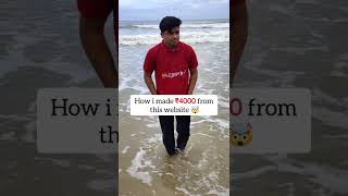 how i made ₹4000 from this mcagovin certified website ✅🤯 shorts makemoneyonline [upl. by Ahsai749]