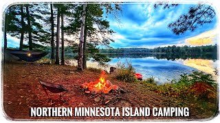 Island Hammock Camping In Northern Minnesota With Superior Gear Hammock [upl. by Cranston186]