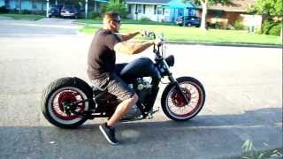 Houston Retro Bobbers traditional style bobber ride away [upl. by Siver709]