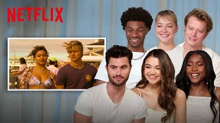 The Outer Banks Cast Reacts to Season 4 Part 1  Netflix [upl. by Longerich]