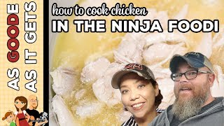 Electric Pressure Cooker Shreddable Chicken  Ninja Foodi [upl. by Haakon]