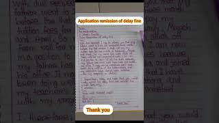 Application😍Application to the Headmaster for readmissionenglishhandwritting fuljhuriwriting [upl. by Mazur396]