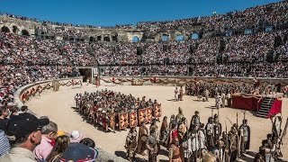 WATCH GLADIATORS FIGHT IN A REAL ROMAN ARENA [upl. by Odlanyar]