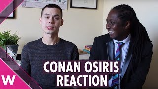 Conan Osiris Telemóveis reaction  Festival da Canção 2019 [upl. by Oneal736]