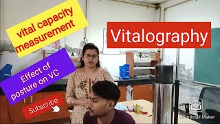 vitalography vital capacity measurement [upl. by Priscilla]