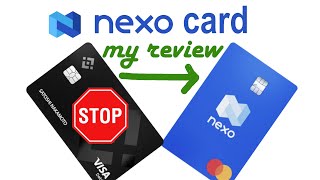 My review of the Nexo crypto Card to replace Binance crypto Card [upl. by Ylevol732]