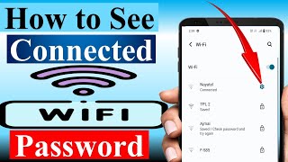 Connected Wifi ka Password Kaise Pata Kare  How to See Connected Wifi Password in Your Phone [upl. by Lorens262]