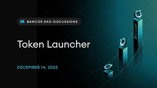 Bancor X Carbon DAO Discussions Token Launcher  December 14 2022 [upl. by Assirual]