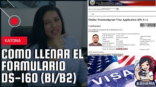 🔴COMO LLENAR FORMULARIO DS160🔴 2023 🔴 B1B2 VISA AMERICANA  USA  BIEN EXPLICADO NIÑOS O ADULTOS [upl. by Llenrev179]