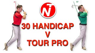 30 HANDICAP V TOUR PLAYER  EXTENSION  GOLF TIPS  LESSON 169 [upl. by Aramoiz]