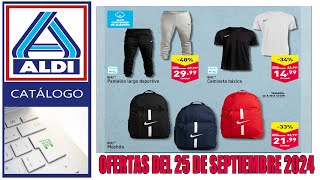 ALDI Bazar  Ofertas  🆕 ALDI del 25 DE SEPTIEMBRE del 2024  Folleto ALDI del 25 DE SEPTIEMBRE 2024 [upl. by Vilma]