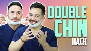 ELIMINATE DOUBLE CHINS with this hack  Doctorly Reviews Viral Skincare Products [upl. by Dole]