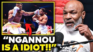 Mike Tyson RESPONDS To Francis Ngannou VS Anthony Joshua FULL FIGHT [upl. by Narf]