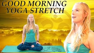 Good Morning Yoga Stretch For Beginners – 20 Minute Flexibility and Back Pain Relief Stretches [upl. by Emmer]