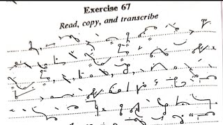 Exercise No 67  Pitman Shorthand Book Dictation for Learning Students Batch  shorthandambition [upl. by Rediah]