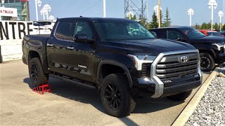 2023 Toyota Tundra Limited with a TRD Lift Kit on 28565R20 Tires [upl. by Sillihp]