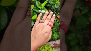 Making Clay rings🤎 shorts youtubeshorts art diy clay ItsBitti [upl. by Lehcsreh]