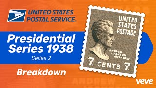 USPS  1938 Presidential Series Prexies  Series 2  VeVe Collectible Breakdown [upl. by Ateiluj]