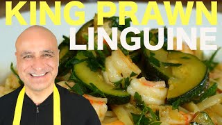 Coastal Delight King Prawn Linguine with Zucchini  TortellinoTime [upl. by Janeen]