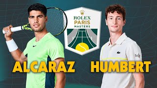 LIVE Carlos Alcaraz vs Ugo Humbert  Paris 2024 [upl. by Paugh]