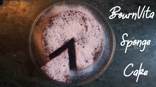 BOURNVITA CAKE Fatless Sponge Cake Recipe How to make Sponge Cake at Home [upl. by Aielam]