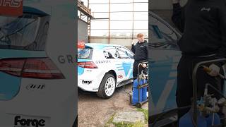 The Most Ridiculous Mod For a Car Golf GTI on Airjacks racecar vw vwgolf mods [upl. by Halyk481]