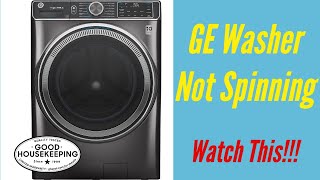 GE Washer Not Spinning Heres Why and How to Fix It [upl. by Ynettirb]