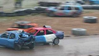 HMC 2009 Banger Racing at Standlake Arena  Heavy Metal Classic [upl. by Arlyn]