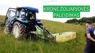 Krone žoliapjovės paleidimas I Čepūkis [upl. by Einra]